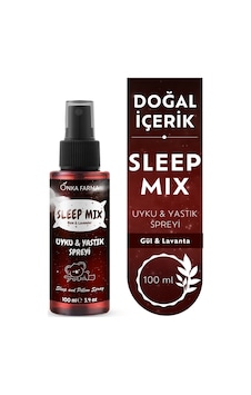Onka Farma Sleepmix Gül & Lavanta Uyku Yastık Spreyi 100 ML Onka Farma Sleepmix Gül & Lavanta Uyku Yastık Spreyi 100 ML