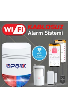 Opax Kablosuz Ekonomik Alarm