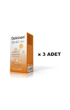 Dekinon Biowell D3 K2 1000 Iu Sprey 3 Adet Dekinon Biowell D3 K2 1000 Iu Sprey 3 Adet
