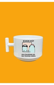 Bilmem Mi Zor Günümde Yanımda Sen Vardın Baskılı Mood T Kupa Beyaz Bilmem Mi Zor Günümde Yanımda Sen Vardın Baskılı Mood T Kupa Beyaz