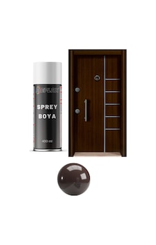Kahverengi Çelik Kapı Sprey Boyası 400 Ml. Kahverengi Çelik Kapı Sprey Boyası 400 Ml.