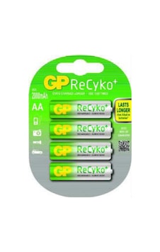 Gp Recyko 2000Mah 4Lü Aa Şarjlı Kalem Pil Gp Recyko 2000Mah 4Lü Aa Şarjlı Kalem Pil