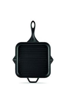 Hosse Yardımcı Kulplu Kare Grill Tava Siyah Hosse Yardımcı Kulplu Kare Grill Tava Siyah