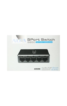 Alfa S850 5 Port 10/100/1000 Mbps Gigabit Masaüstü Ethernet Switch Ağ Çoklayıcı