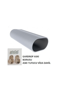 Gardrop Dolap Aleminyum Elbise Askı Borusu 100 Ile 125 Cm Arası
