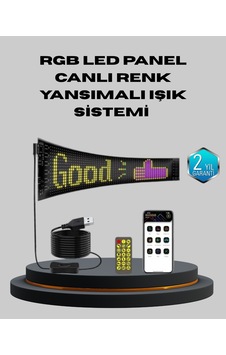 5v Usb Akıllı Piksel Led Panel Uygulama Kontrollü Renkli Işık Efektli