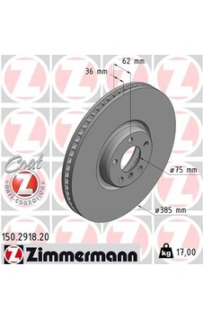 Zimmermann Ön Fren Diski Sağ Bmw E70 F15 E71 E72 F16 Zımmermann 150.2918.20 34116782068 Zimmermann Ön Fren Diski Sağ Bmw E70 F15 E71 E72 F16 Zımmermann 150.2918.20 34116782068