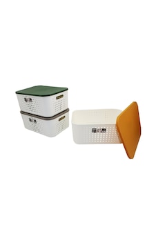 Lova Lv-361 Bubble Organizer Kulplu Kapaklı Kutu 13.4l 26.1x37.4x16.4cm- 12'li Paket Diğer Lova Lv-361 Bubble Organizer Kulplu Kapaklı Kutu 13.4l 26.1x37.4x16.4cm- 12'li Paket Diğer
