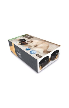 Opera Bamboo Standlı Seramik Mama Kabı Siyah 2x350 Ml Opera Bamboo Standlı Seramik Mama Kabı Siyah 2x350 Ml