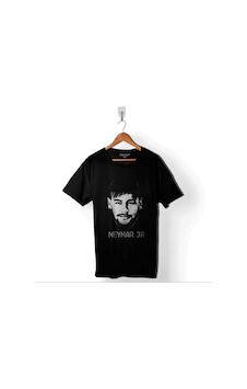 Neymar 10 Jr Da Silva Silüet Santos Psg Baskılı Tişört Unisex T-shirt 001 Neymar 10 Jr Da Silva Silüet Santos Psg Baskılı Tişört Unisex T-shirt 001