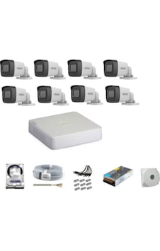 Hikvision 8 Kameralı Dış Ortam Güvenlik Kamera Seti 2 Tb Hdd li Hikvision 8 Kameralı Dış Ortam Güvenlik Kamera Seti 2 Tb Hdd li