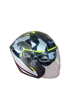 Ls5 Güneş Vizörlü Yarım Motosiklet Kaskı Gri Siyah Ls5 Güneş Vizörlü Yarım Motosiklet Kaskı Gri Siyah