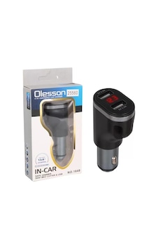 Sh Olesson 1648 12-24v Çift Usb Girişli 5v-2.4a Dijital Voltaj Ekranlı Araç Çakmaklık Şarj Aleti Najmaddin Sh Olesson 1648 12-24v Çift Usb Girişli 5v-2.4a Dijital Voltaj Ekranlı Araç Çakmaklık Şarj Aleti Najmaddin