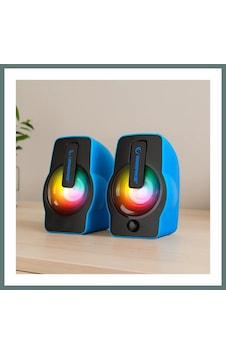 Ventra Usb Rgb Işıklı 1+1 6w Multimedya Hoparlör Seti Ventra
