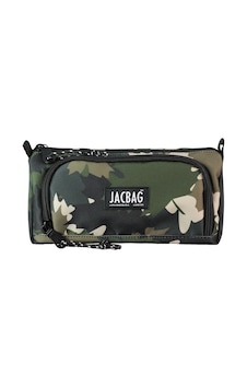 Jacbag Prime Xl-lastik Ayraçlı İki Bölmeli Kalem Kutusu Prime Xl-haki Camoflora renkli