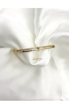Xuping Victoria Model Zirkon Taşlı Kadın Kelepçe Bileklik Gold Renk Gold Xuping Victoria Model Zirkon Taşlı Kadın Kelepçe Bileklik Gold Renk Gold