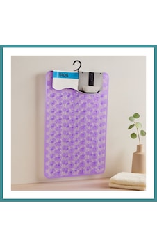 Trendexa Kaydırmaz Pvc Banyo Ve Küvet Paspası Petek Desenli Şeffaf-buzlu 37x68 Cm Mac