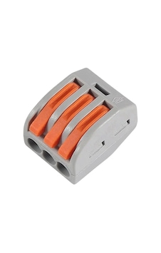 Ic-272a 3 Pin Vidasız Tek Yön Mandallı Buat Klemensi Ch-213 Ic-272a 3 Pin Vidasız Tek Yön Mandallı Buat Klemensi Ch-213