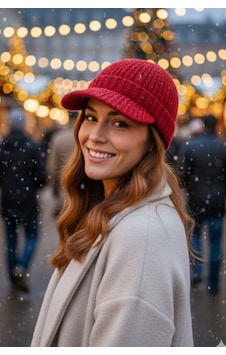 Ritagarcia Premium Soft Örgü Şapka / Bere - Siperli Kışlık Cap Şapka Kırmızı Ritagarcia Premium Soft Örgü Şapka / Bere - Siperli Kışlık Cap Şapka Kırmızı
