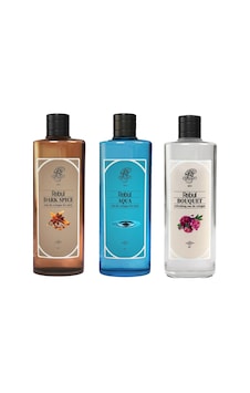 Rebul Aqua + Dark Spice + Bouquet Kolonya 3 x 250 ML Rebul Aqua + Dark Spice + Bouquet Kolonya 3 x 250 ML