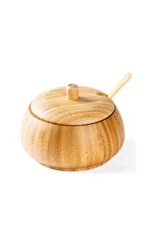 Tantitoni Bambu Kaşıklı Şekerlik Seti 13.5x13x9cm Tantitoni Bambu Kaşıklı Şekerlik Seti 13.5x13x9cm