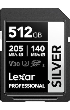 Lexar Silver Sd Kart 512 Gb, Uhs-ı Sdxc Kart 205 Mb/s Okuma Hızı, 140 Mb/s Yazma Hızı, V30, U3, C10, 4k Uhd Video, Lexar Ömür Boyu Veri Kurtarma Özelliğine Sahip Sd Kart Bellek Kartı Lexar Silver Sd Kart 512 Gb, Uhs-ı Sdxc Kart 205 Mb/s Okuma Hızı, 140 Mb/s Yazma Hızı, V30, U3, C10, 4k Uhd Video, Lexar Ömür Boyu Veri Kurtarma Özelliğine Sahip Sd Kart Bellek Kartı