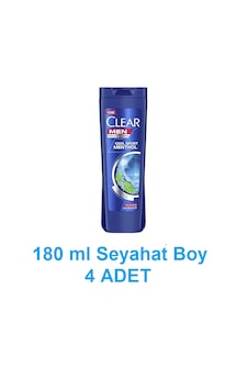 Clear Men Cool Sport Menthol Kepeğe Karşı Şampuan 4 x 180 ML Clear Men Cool Sport Menthol Kepeğe Karşı Şampuan 4 x 180 ML
