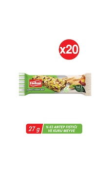 Tadım Antep Fıstıklı Bar 20 x 27 Gr Tadım Antep Fıstıklı Bar 20 x 27 Gr