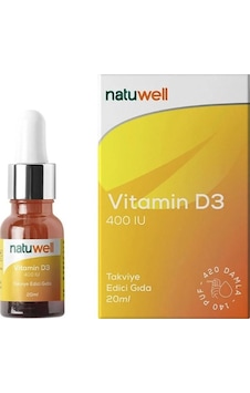 Natuwell D3 400 IU Sprey Vitamin 20 ML Natuwell D3 400 IU Sprey Vitamin 20 ML