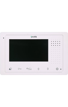 Pratik 2k-400 Daire İçi Monitör 4.3 Inch Dokumatik Buton Beyaz Pratik 2k-400 Daire İçi Monitör 4.3 Inch Dokumatik Buton Beyaz