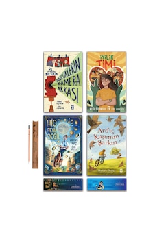 İlk Genç Timaş Sözcüklerin Kamera Arkası - Hiç Fena Değil - İyilik Timi - Ardıç Kuşunun Şarkısı Set 4 Kitap İlk Genç Timaş Sözcüklerin Kamera Arkası - Hiç Fena Değil - İyilik Timi - Ardıç Kuşunun Şarkısı Set 4 Kitap