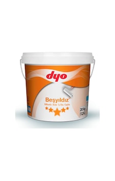Dyo Beşyıldız Silikonlu İç Ve Dış Cephe Astarı 3.5 KG Beyaz Dyo Beşyıldız Silikonlu İç Ve Dış Cephe Astarı 3.5 KG Beyaz