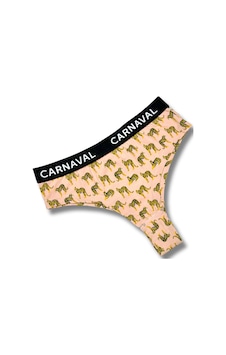 Carnaval Socks Carnaval Kaplan Desenli Renkli Premium Kadın Brazilian Külot Çok Renkli Carnaval Socks Carnaval Kaplan Desenli Renkli Premium Kadın Brazilian Külot Çok Renkli