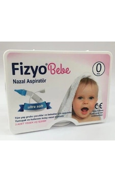 Fizyo Bebe Nazal Aspiratör ve Yedek Ucu 3'lü Fizyo Bebe Nazal Aspiratör ve Yedek Ucu 3'lü