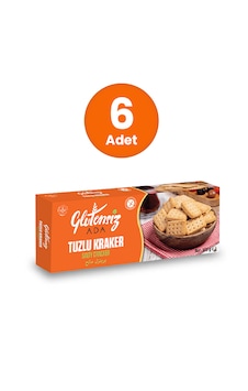 Glutensiz Ada Glutensiz Tuzlu Kraker 6 x 105 G Glutensiz Ada Glutensiz Tuzlu Kraker 6 x 105 G