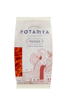 Potamya Kırmızı Mercimek Penne 240 Gr
