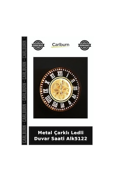 Metal Çarklı Ledli Duvar Saati Tasarım Saat Dekorasyon Ürünü Çok Renkli Metal Çarklı Ledli Duvar Saati Tasarım Saat Dekorasyon Ürünü Çok Renkli