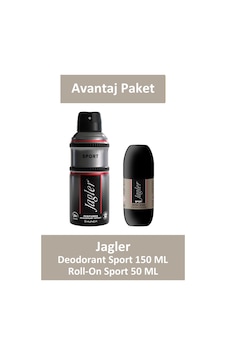 Jagler Deodorant Sport 150 Ml + Jagler Man Sport Roll-on 50 Ml