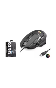 Nodar G502 Rgb Kablolu Gaming Mouse 7200 Dpı 1000hz 6 Tuş Siyah G502 Nodar G502 Rgb Kablolu Gaming Mouse 7200 Dpı 1000hz 6 Tuş Siyah G502