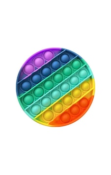 Pop It Push Bubble Fidget Özel Pop Duyusal Oyuncak Zihinsel Stres Gökkuşağı / Rainbow Pop It Push Bubble Fidget Özel Pop Duyusal Oyuncak Zihinsel Stres Gökkuşağı / Rainbow