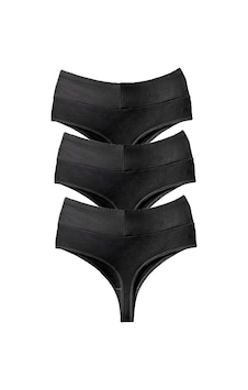 Vanilya Secret String Yüksek Bel Toparlayıcı Pamuk 3'lü Paket Çok Renkli Vanilya Secret String Yüksek Bel Toparlayıcı Pamuk 3'lü Paket Çok Renkli