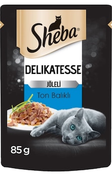 Sheba Delikatesse Ton Balıklı Jöleli Pouch Yetişkin Kedi Yaş Maması 85 G Sheba Delikatesse Ton Balıklı Jöleli Pouch Yetişkin Kedi Yaş Maması 85 G