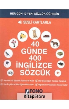 40 Günde 400 Ingilizce Sözcük Kelime Kartı 40 Günde 400 Ingilizce Sözcük Kelime Kartı