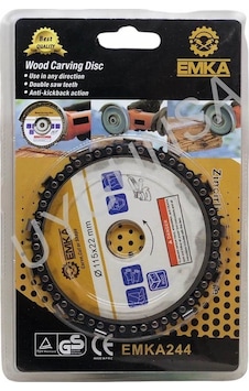 Emka Ahşap Oyma Diski Zincirli Testere 115 x 22 Mm Emka Ahşap Oyma Diski Zincirli Testere 115 x 22 Mm