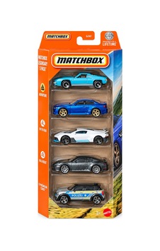 Matchbox Beşli Araba Seti European Motorway Jjp32 Çok Renkli