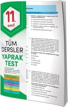 Element Yayınları 11.Sınıf Tüm Dersler Yaprak Test Element Yayınları 11.Sınıf Tüm Dersler Yaprak Test