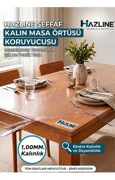 Şeffaf Masa Koruyucu Örtü 1,00 Mm Kalın Pvc Mika Masa Örtüsü Su Geçirmez Çizilmeye Karşı Koruyucu Şeffaf Masa Koruyucu Örtü 1,00 Mm Kalın Pvc Mika Masa Örtüsü Su Geçirmez Çizilmeye Karşı Koruyucu