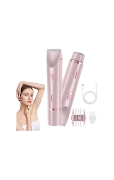 2'si 1 Arada Kadın Vücut Tıraş Makinesi Saç Düzeltici Çift Kafa Tıraş Makinesi Kadınlar İçin Ipx7 Su Geçirmez Kablosuz Islak Ve Kuru Bikini Giyotin Pembe 2'si 1 Arada Kadın Vücut Tıraş Makinesi Saç Düzeltici Çift Kafa Tıraş Makinesi Kadınlar İçin Ipx7 Su Geçirmez Kablosuz Islak Ve Kuru Bikini Giyotin Pembe