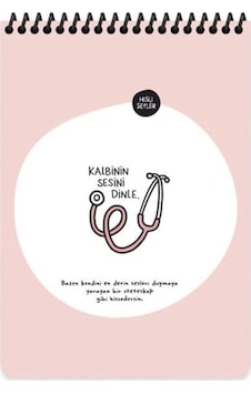 A5 80yp.çiz.üstten Spr.kar.kap.not Def. - Kalbinin Sesini Dinle