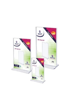 Mapi T Tipi Eko Dikey Broşür Standı 55x90mm Mapi T Tipi Eko Dikey Broşür Standı 55x90mm